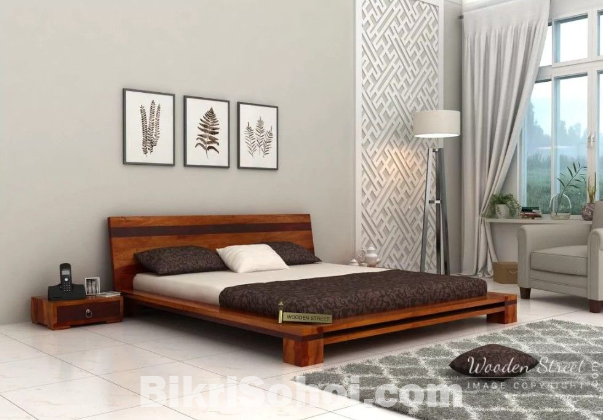 MF Bed Model 03 – 100% আকাশিকাট-মেহগনি কাঠ